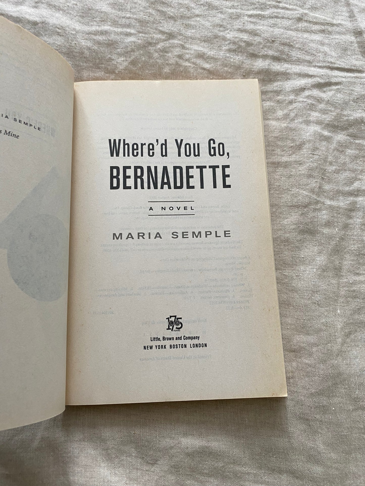 Where'd You Go, Bernadette