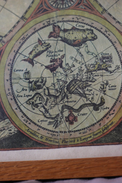 Orbis Terrae Compendiosa Descriptio, Vintage Print (Reproduction)