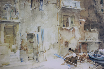'Re-Painting Oar Blades', Fine Print