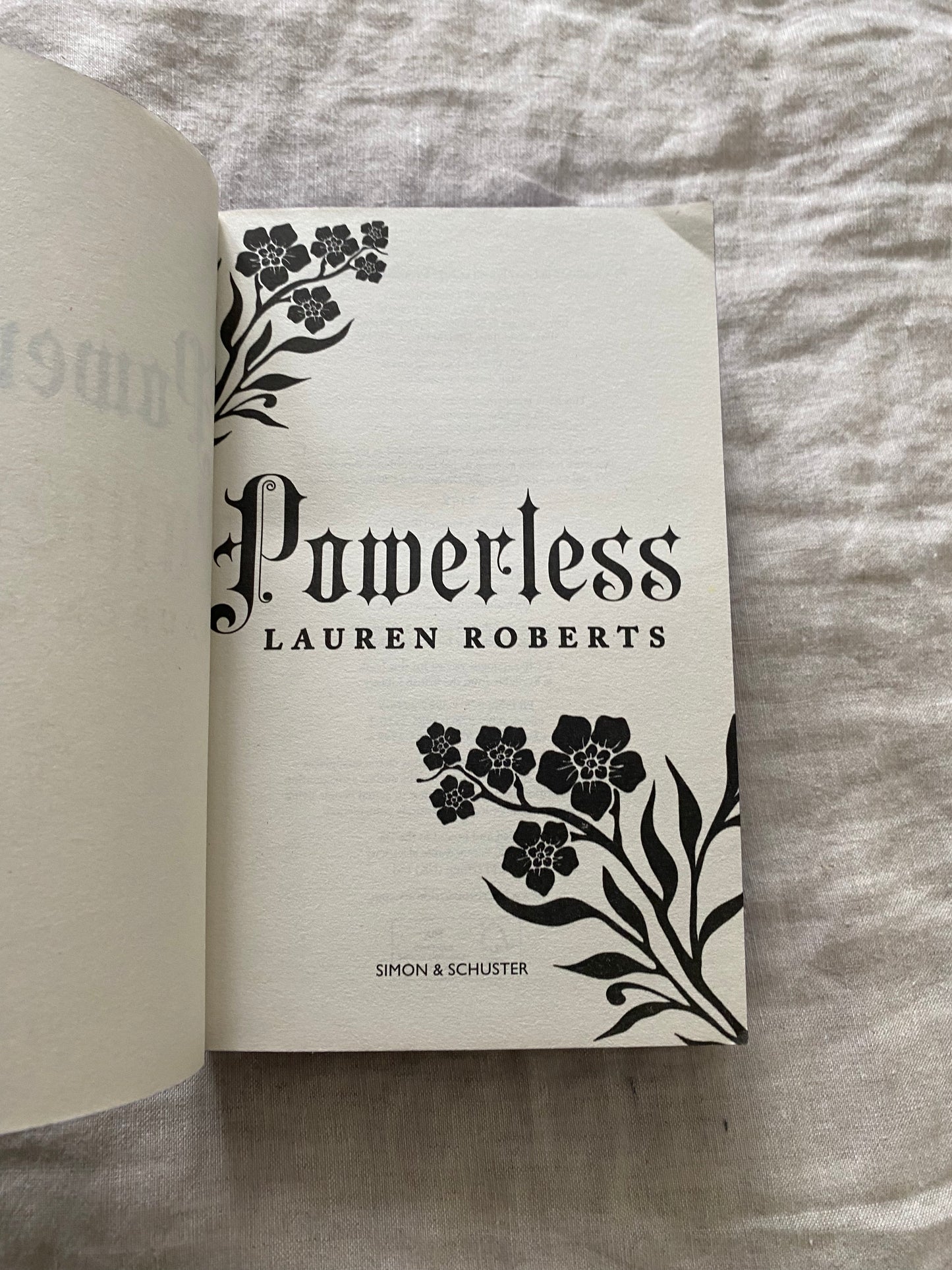 Powerless (Powerless Trilogy #1)