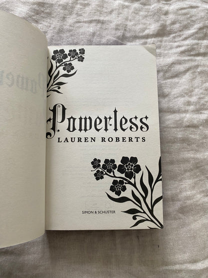 Powerless (Powerless Trilogy #1)
