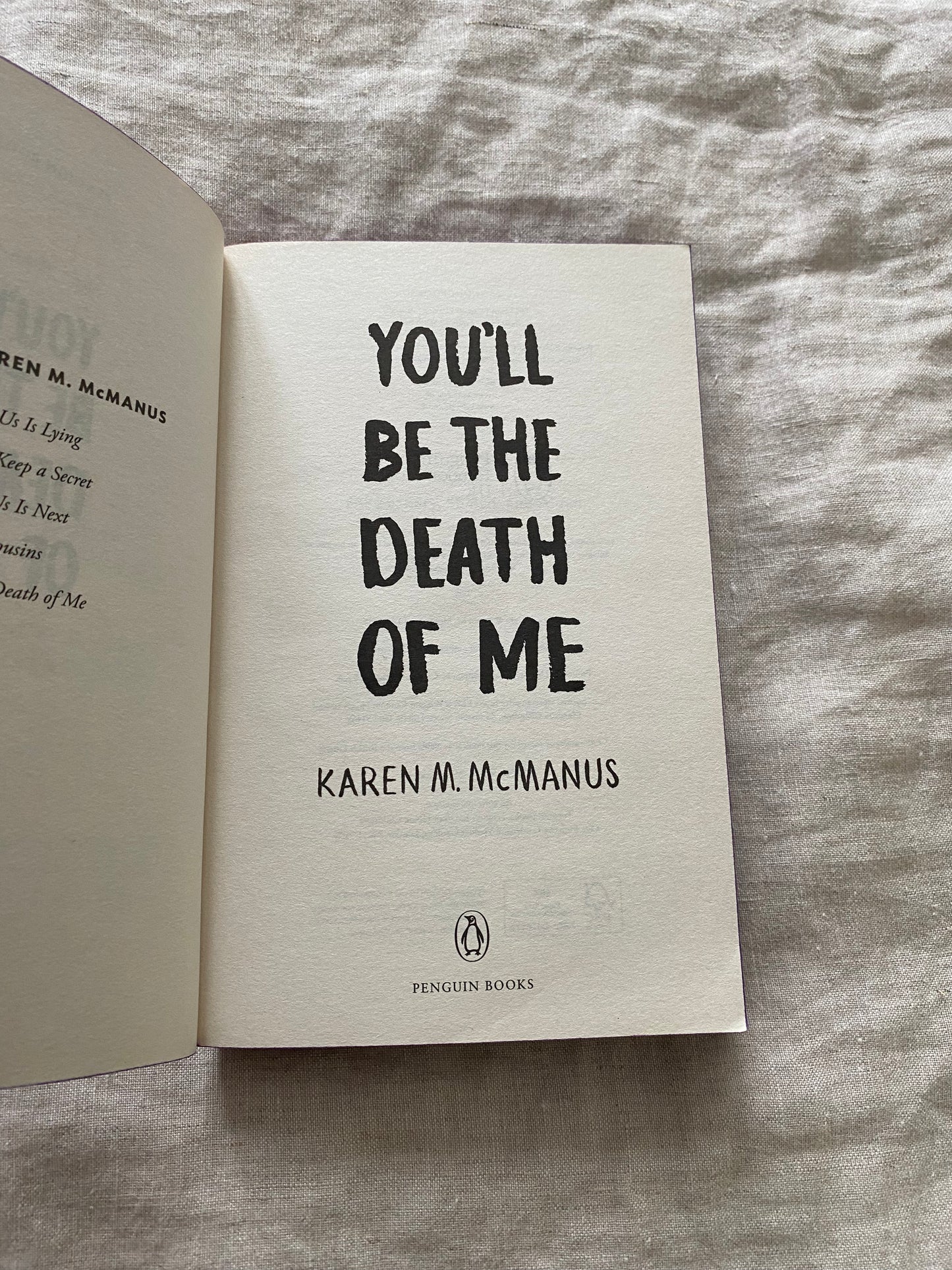 You'll Be the Death of Me