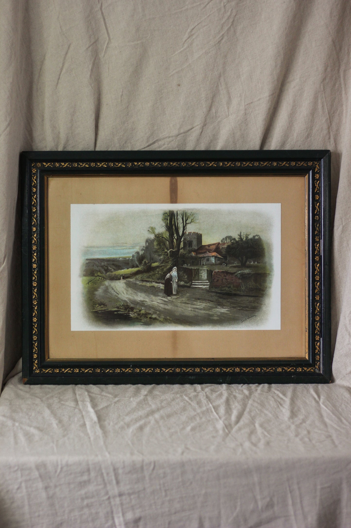 'Church Walk', Photogravure Chromolithograph Print