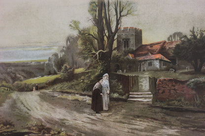 'Church Walk', Photogravure Chromolithograph Print