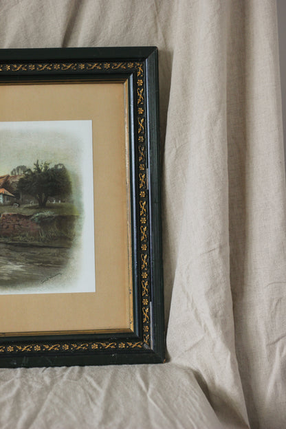 'Church Walk', Photogravure Chromolithograph Print