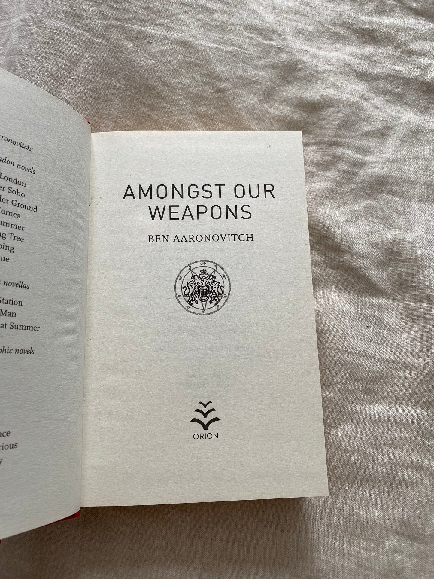 Amongst Our Weapons (Rivers of London Series #9)