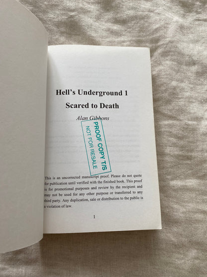 Scared to Death (Hell's Underground Series #1)