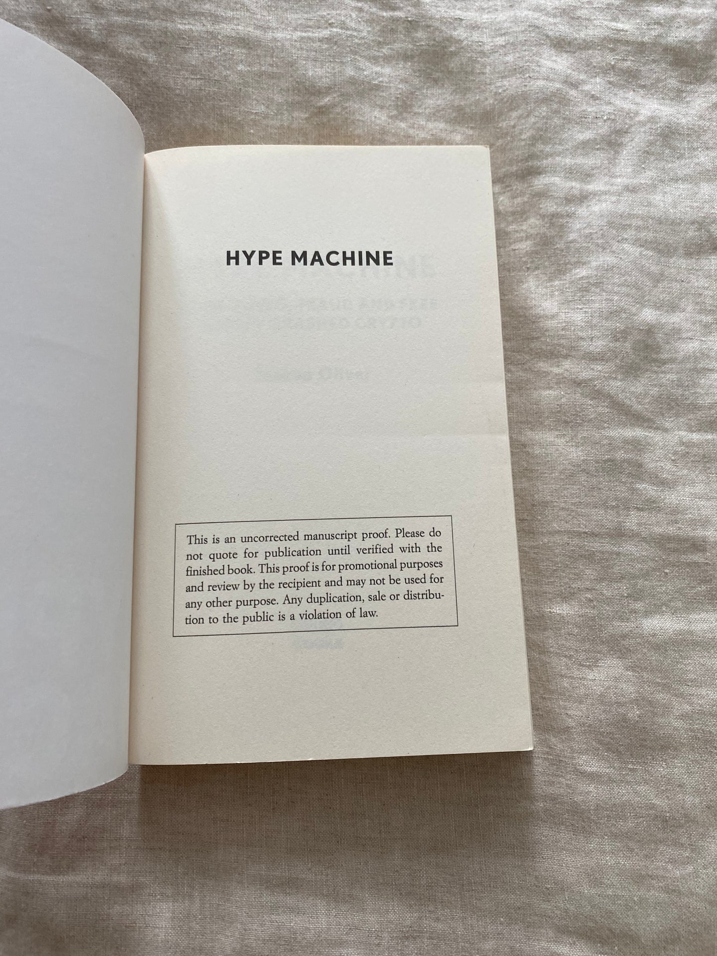 Hype Machine: How Greed Crashed Crypto
