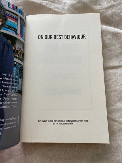 On Our Best Behaviour: The Price Women Pay to Be Good