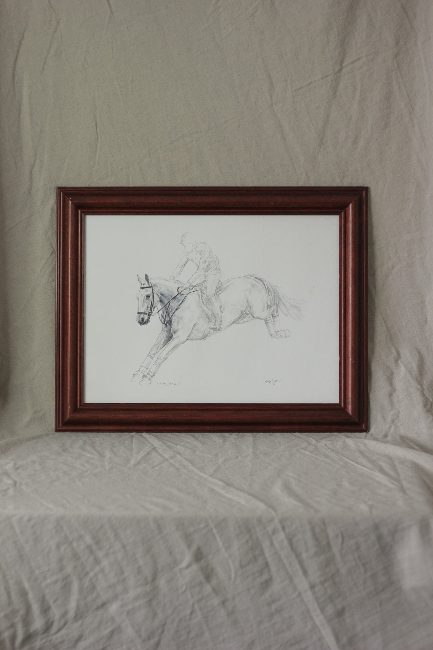 'Murphy Himself', Pencil and Gouache on Paper