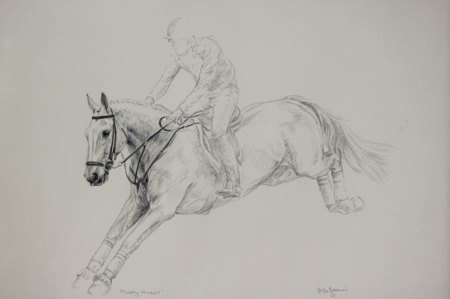 'Murphy Himself', Pencil and Gouache on Paper