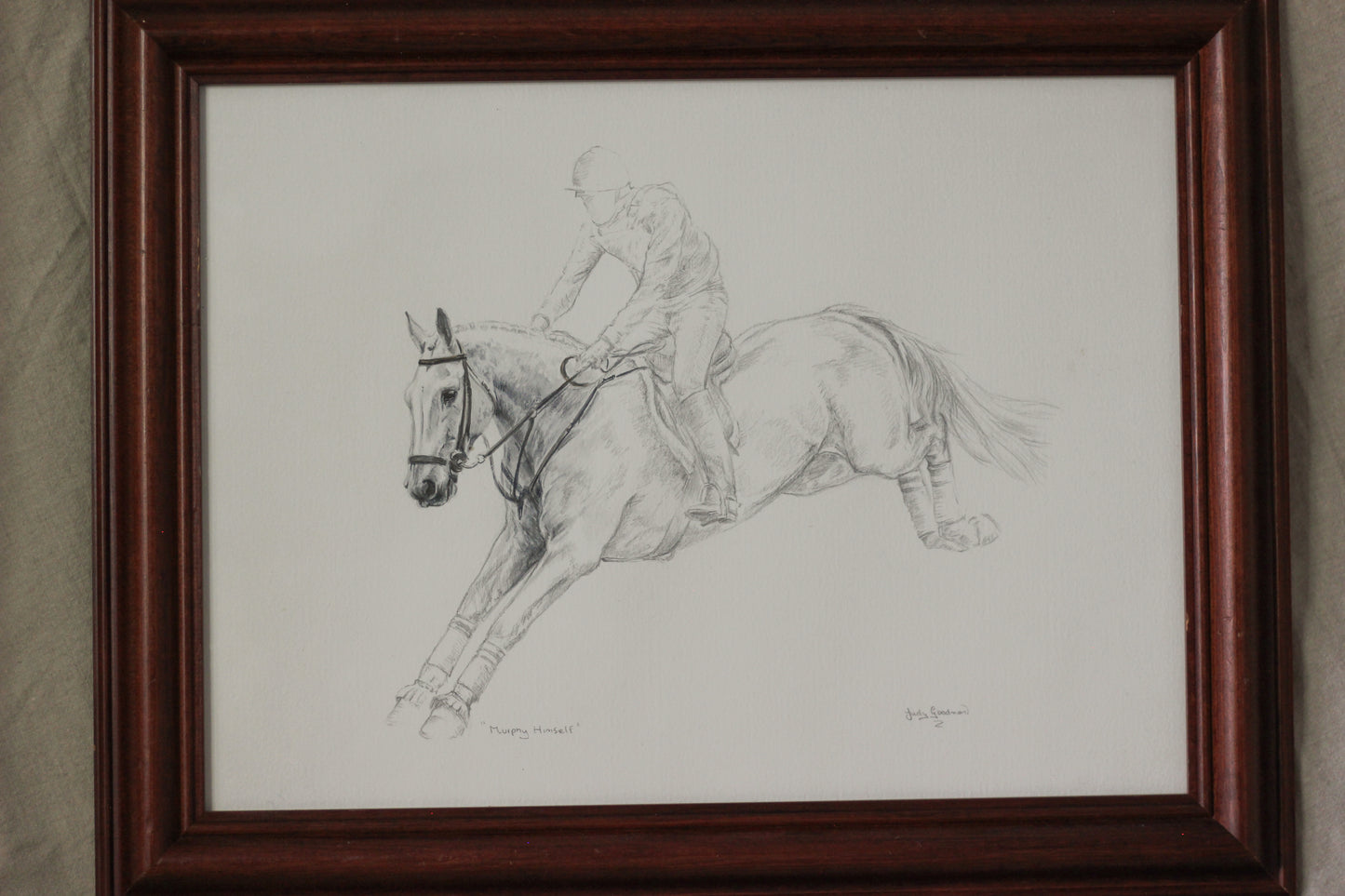 'Murphy Himself', Pencil and Gouache on Paper