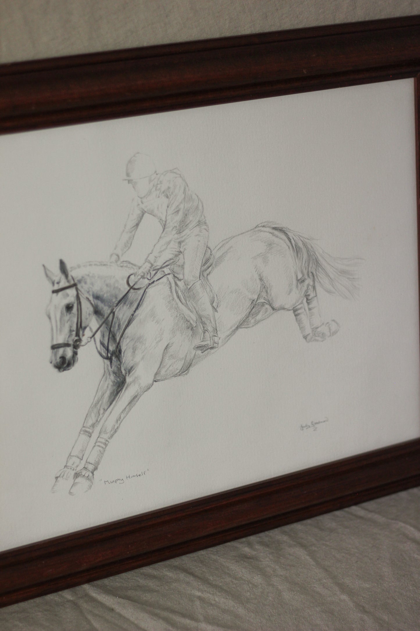 'Murphy Himself', Pencil and Gouache on Paper