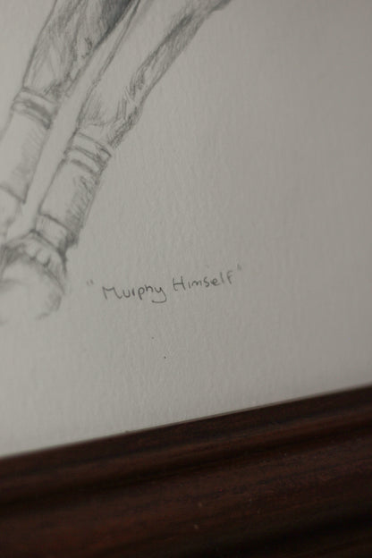 'Murphy Himself', Pencil and Gouache on Paper