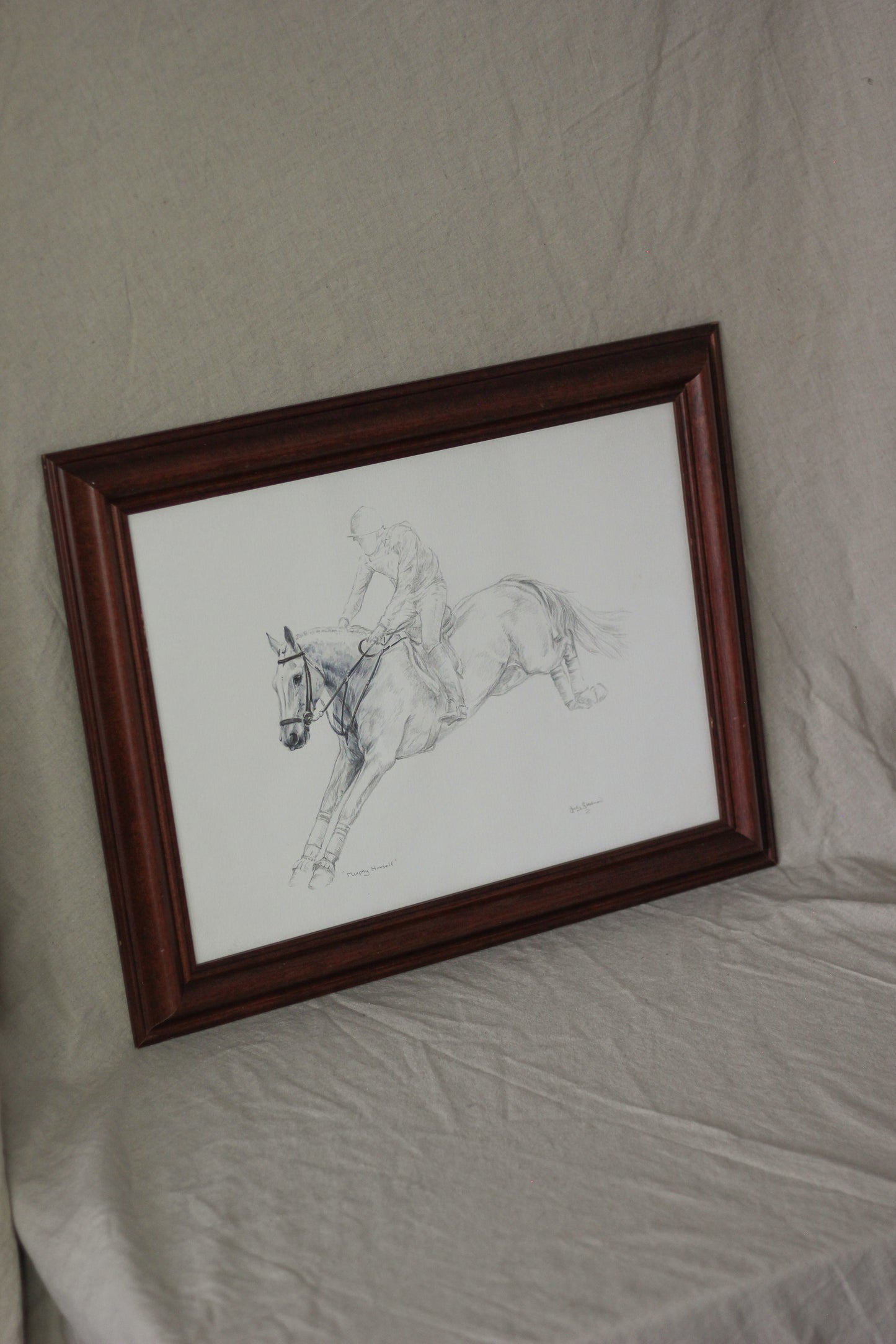 'Murphy Himself', Pencil and Gouache on Paper