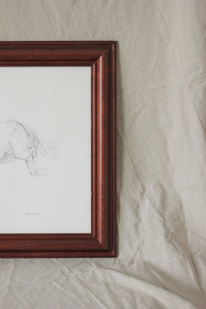 'Murphy Himself', Pencil and Gouache on Paper