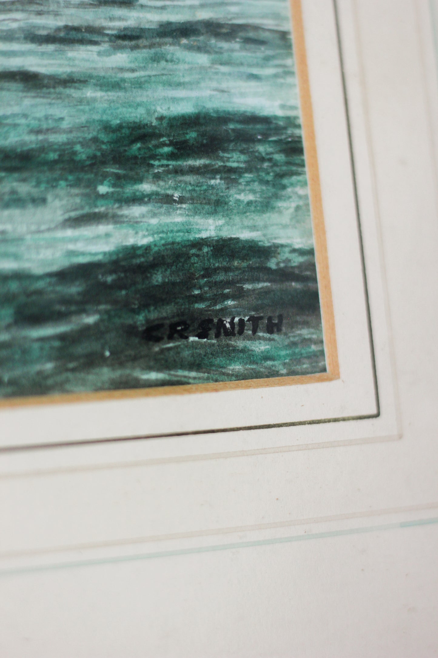Nautical Boat Scene, Watercolour on Paper