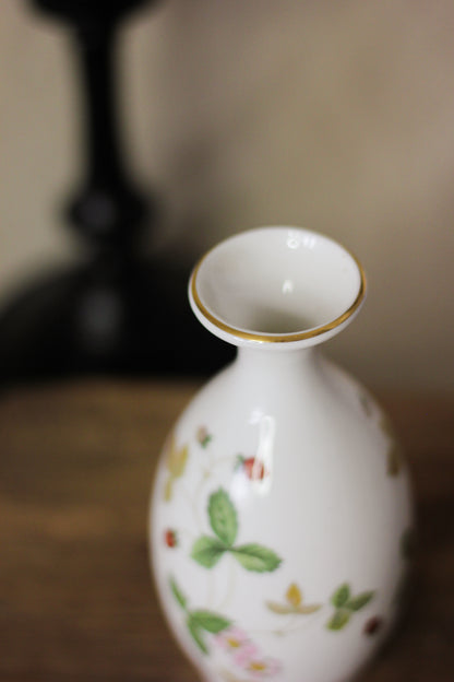 "Wild Strawberry" Bone China Bud Vase