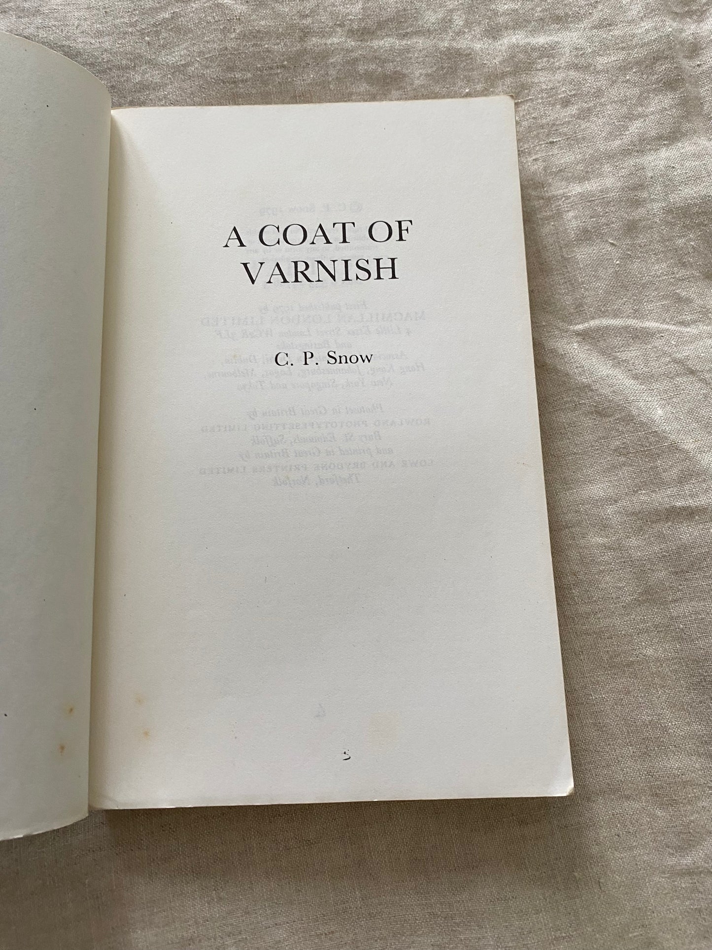 A Coat of Varnish