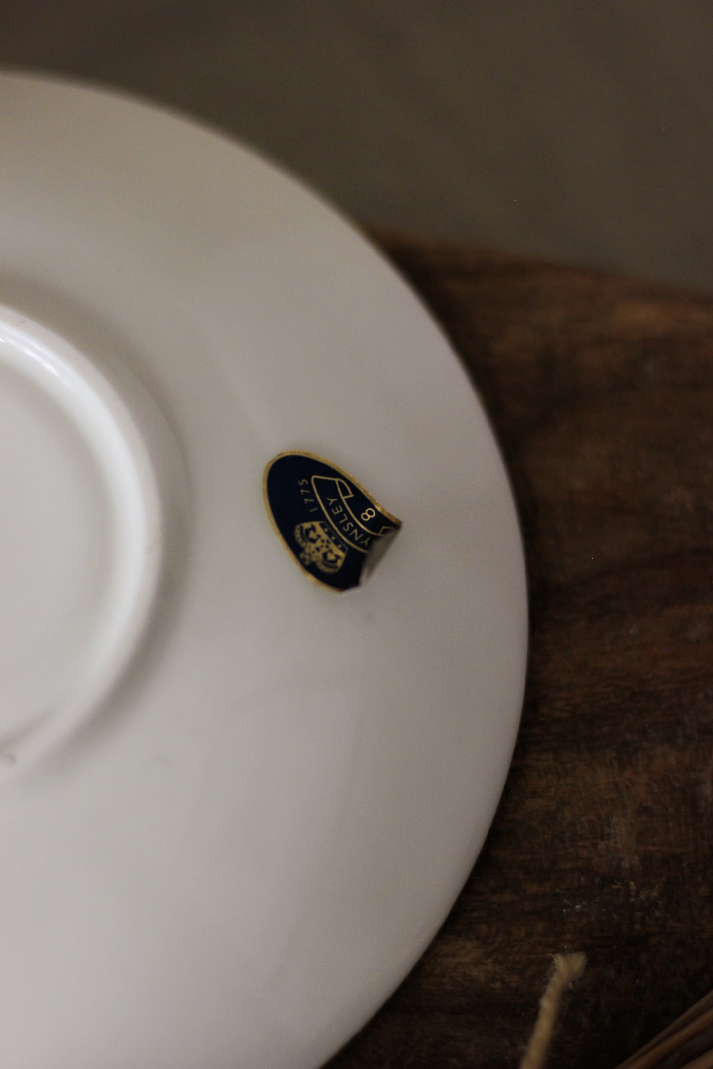 Blue Rose Fine Bone China Teapot, Cup & Saucer Trio