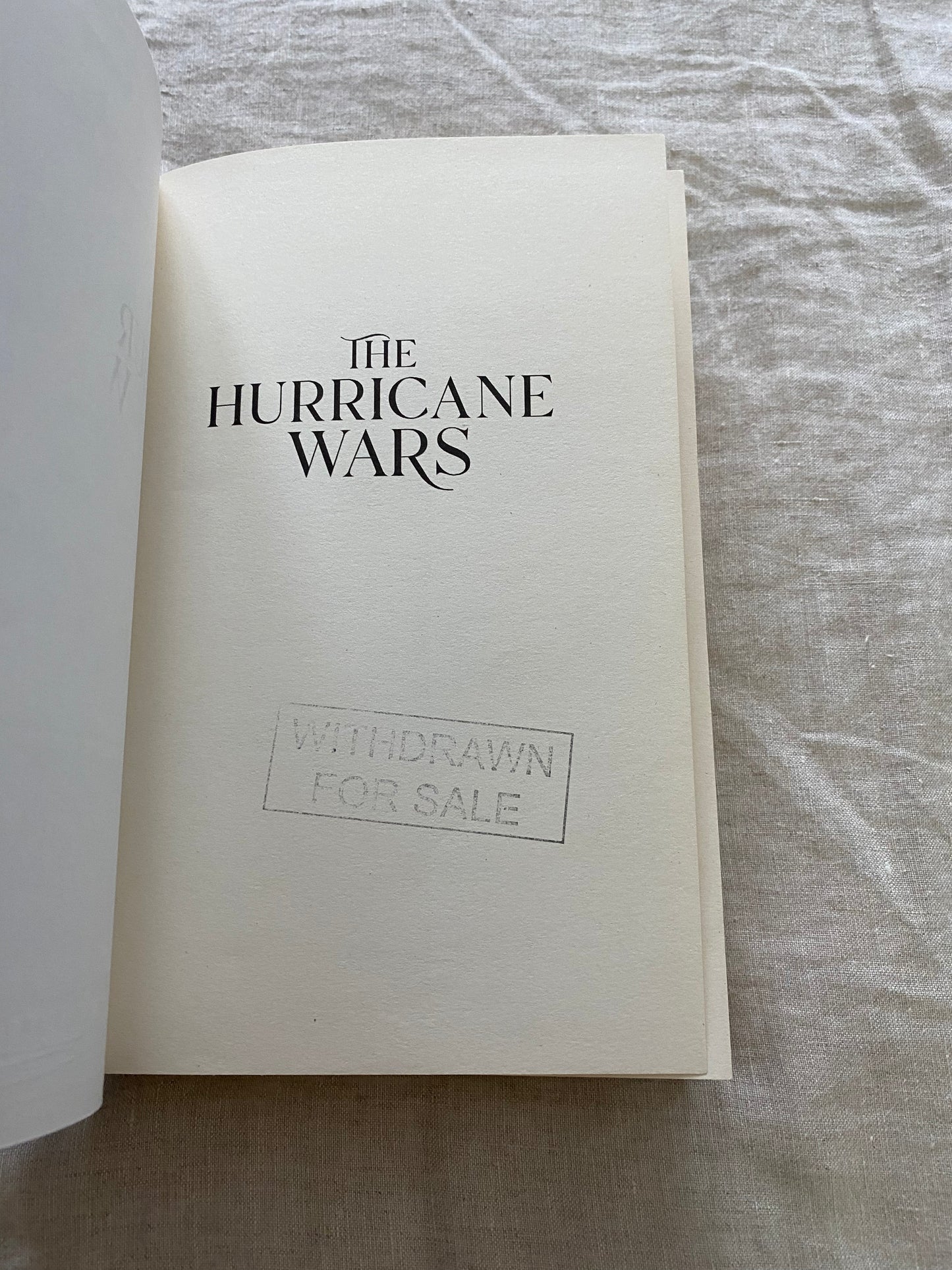 The Hurricane Wars (The Hurricane Wars Series #1)