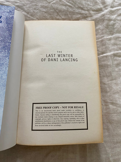 The Last Winter of Dani Lancing