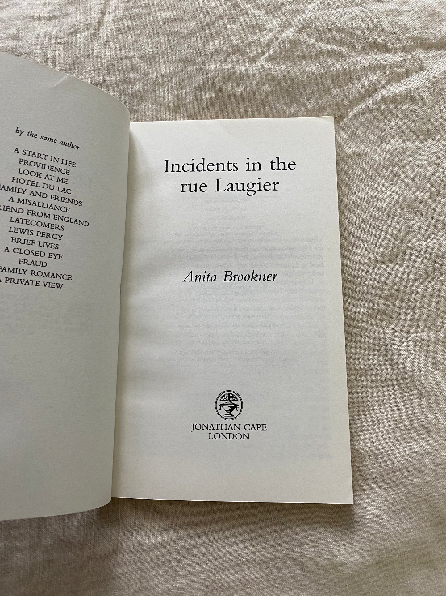 Incidents in the Rue Laugier