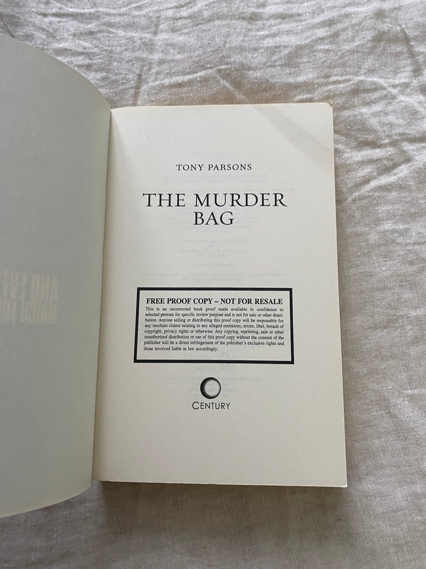 The Murder Bag (DC Max Wolfe Series #1)
