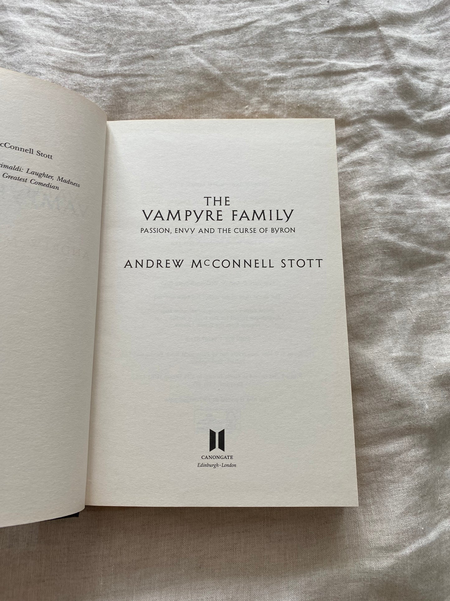The Vampyre Family: Passion, Envy and the Curse of Byron