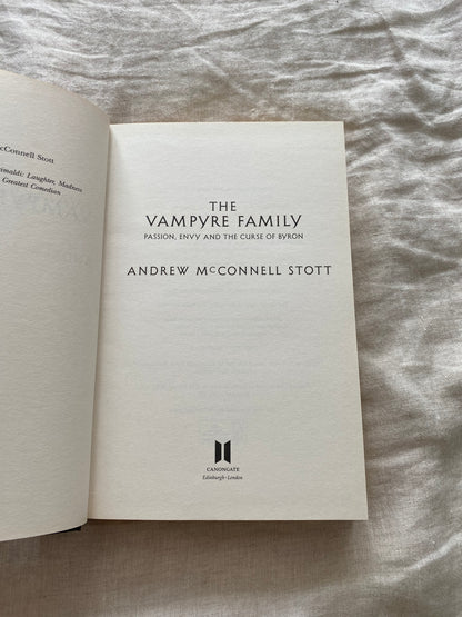 The Vampyre Family: Passion, Envy and the Curse of Byron