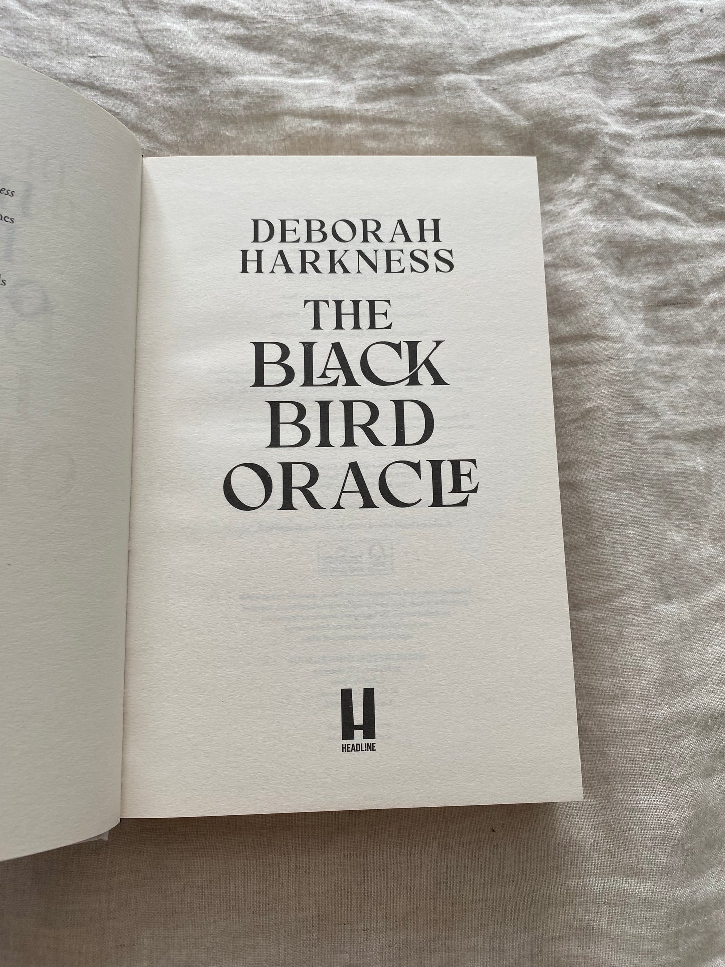 The Black Bird Oracle (All Souls Series #5)