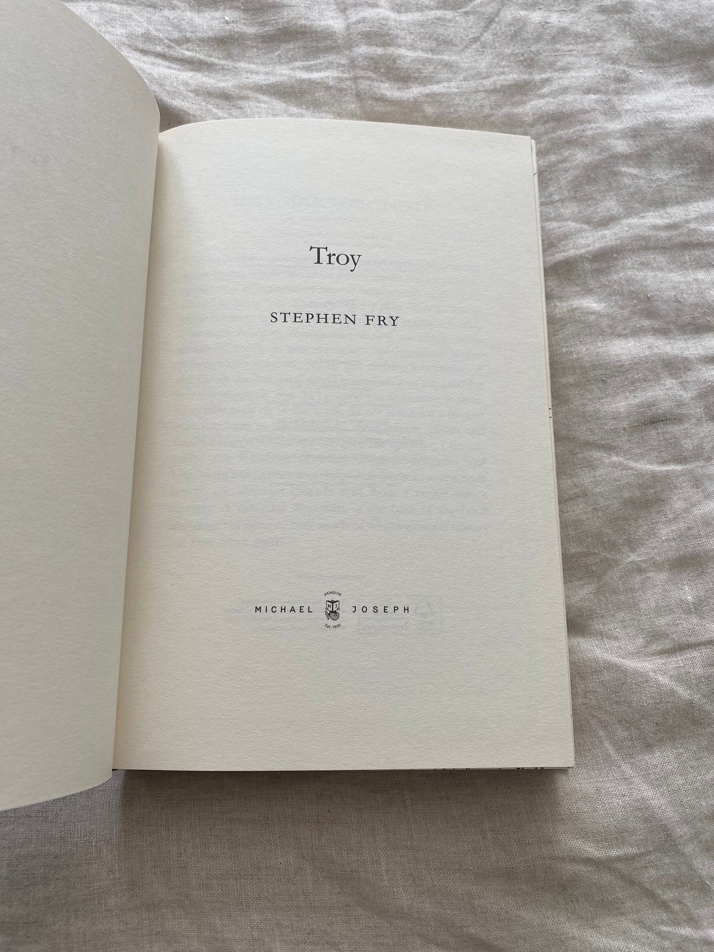Troy: Our Greatest Story Retold (Mythos Series #3)