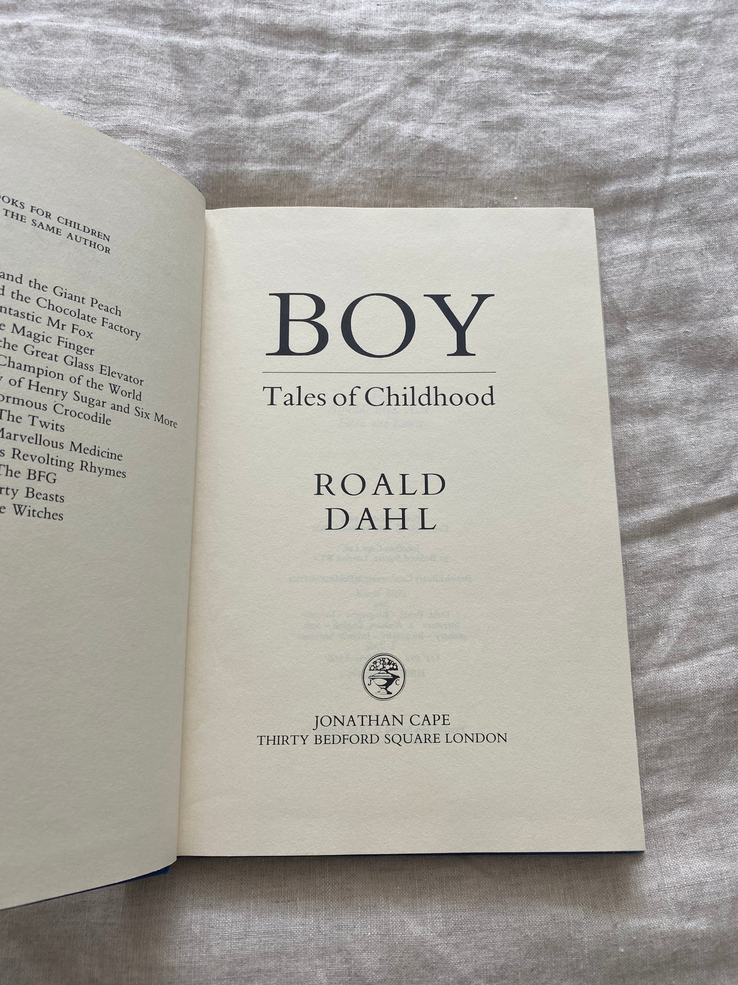 Boy: Tales of Childhood