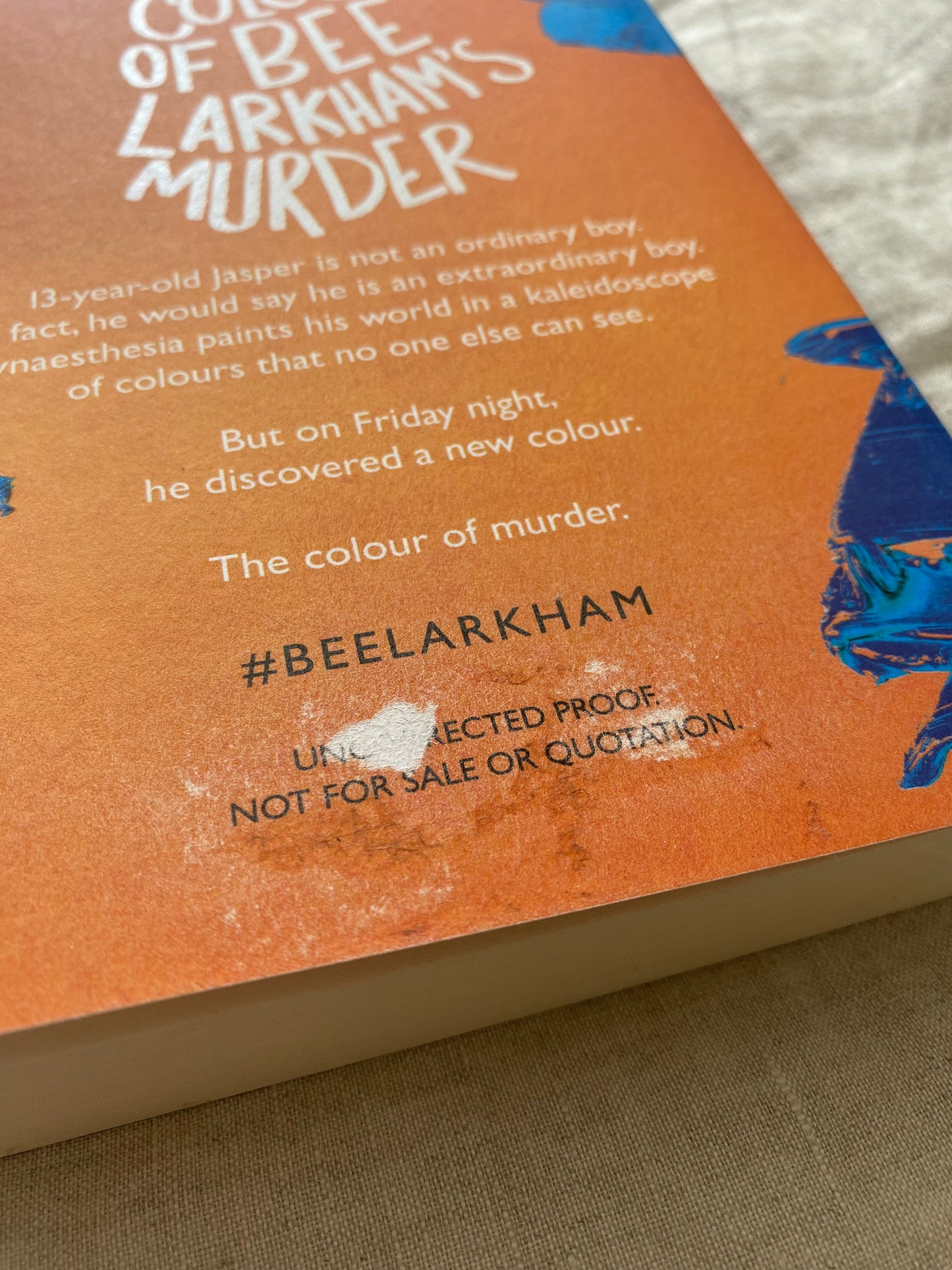 The Colour of Bee Larkham's Murder