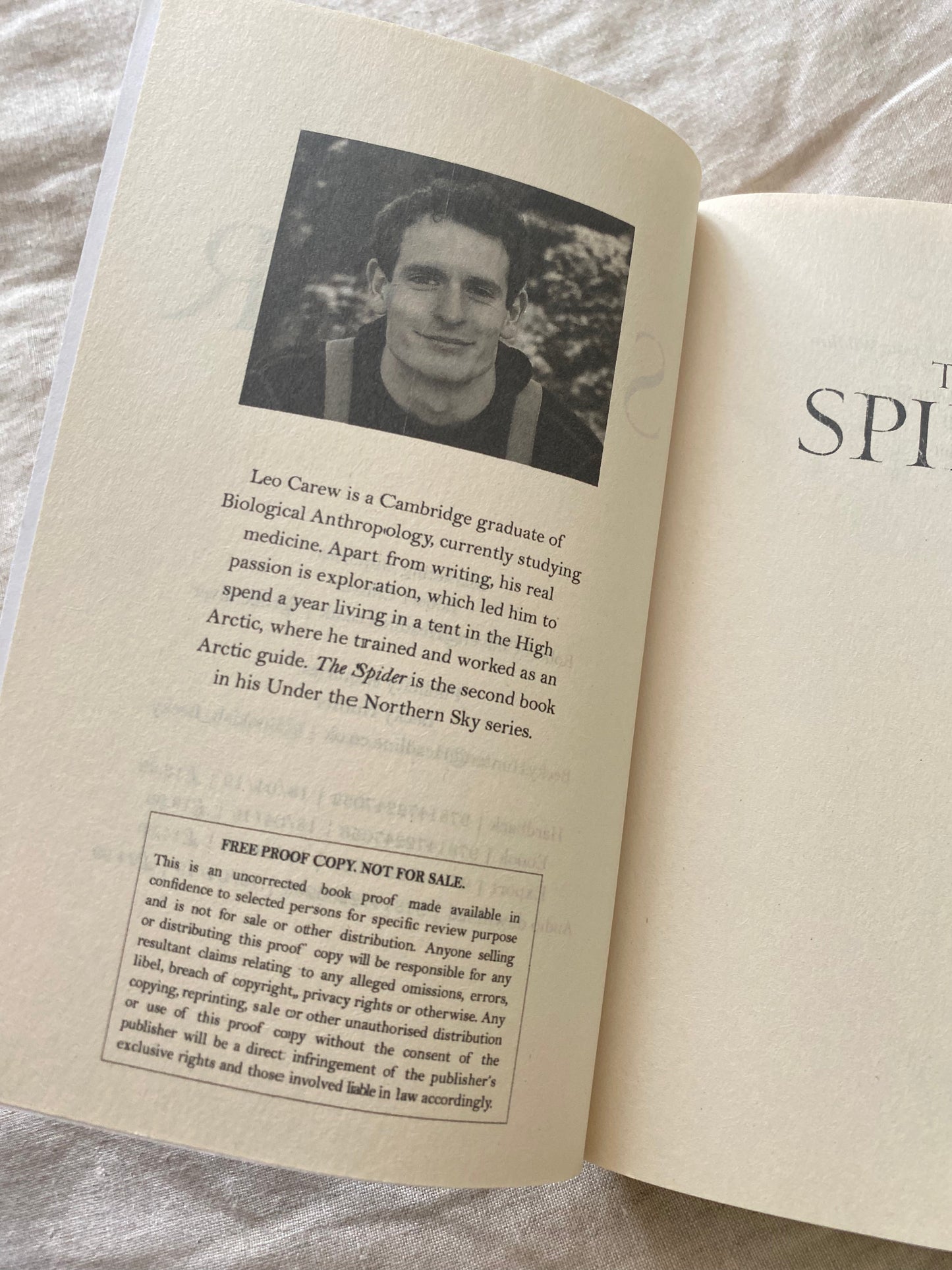 The Spider (Under the Northern Sky Series #2)