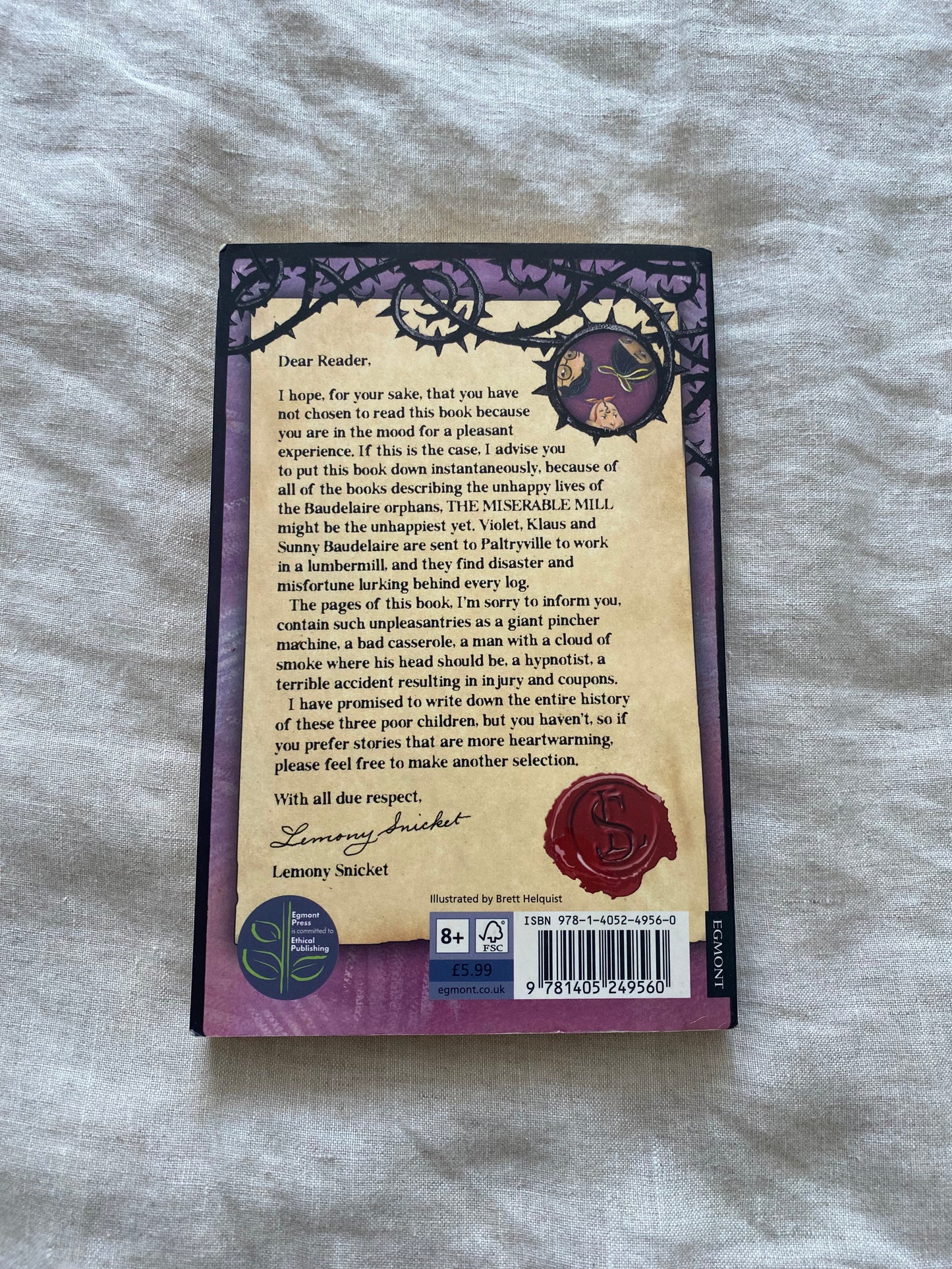 The Miserable Mill (A Series of Unfortunate Events #4)