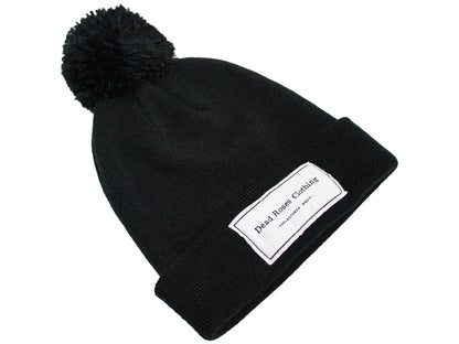 Pom Pom Beanie // Black