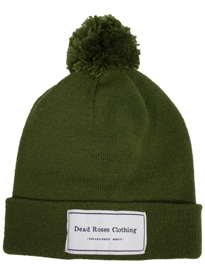 Pom Pom Beanie // Khaki Green