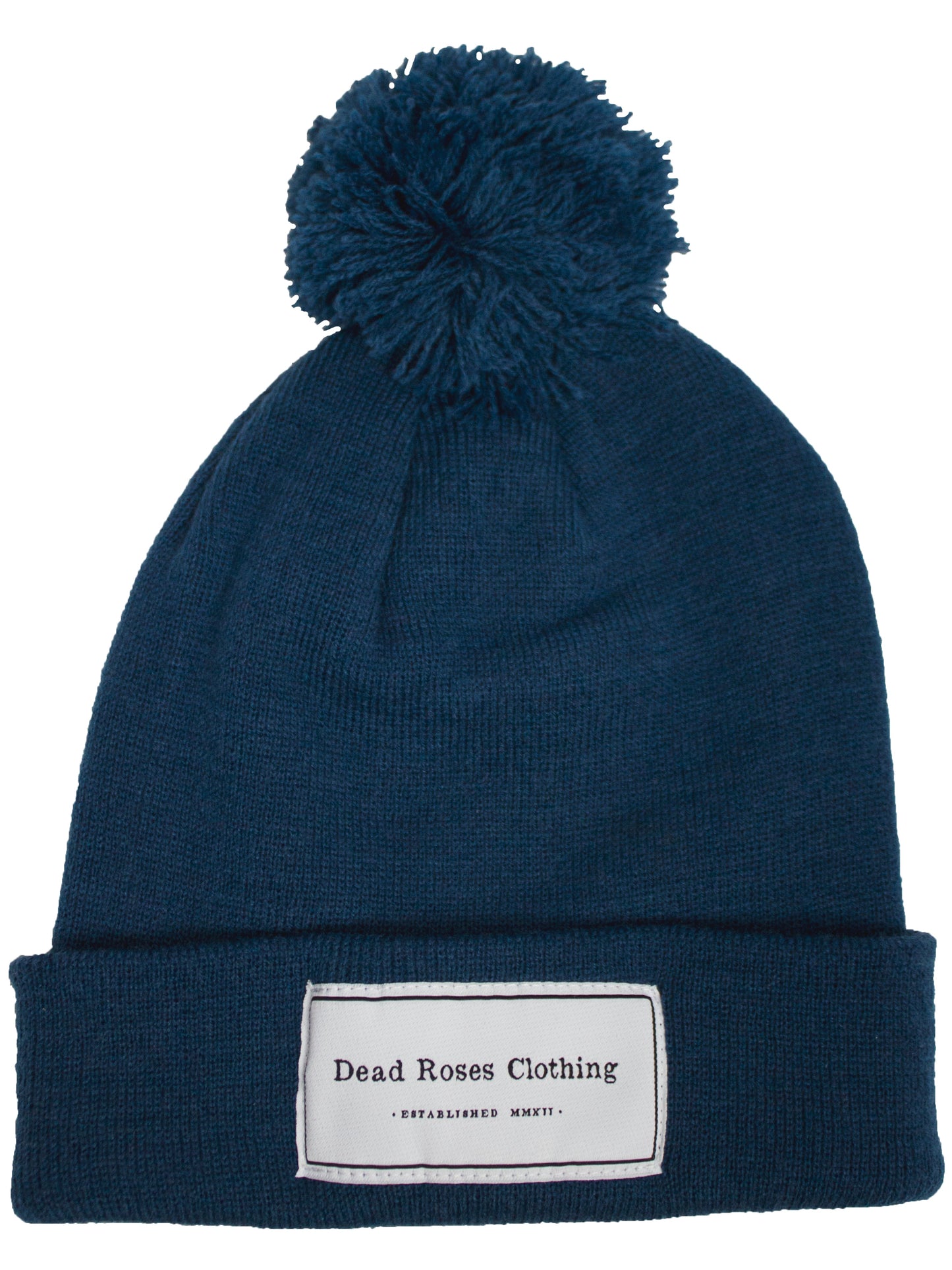 Pom Pom Beanie // Petrol Blue