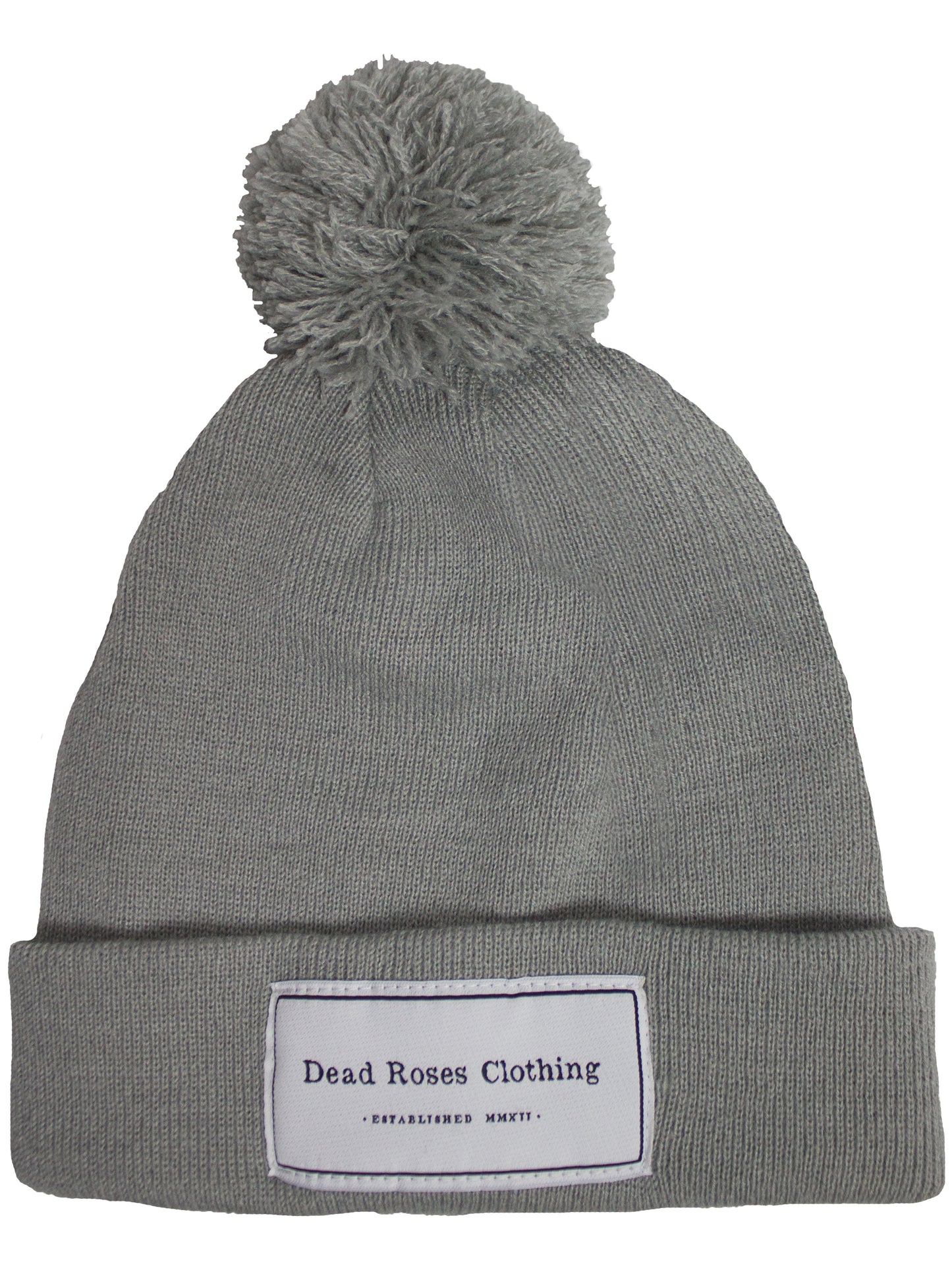 Pom Pom Beanie // Silver Grey