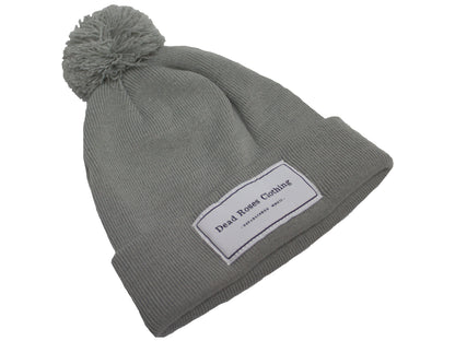 Pom Pom Beanie // Silver Grey