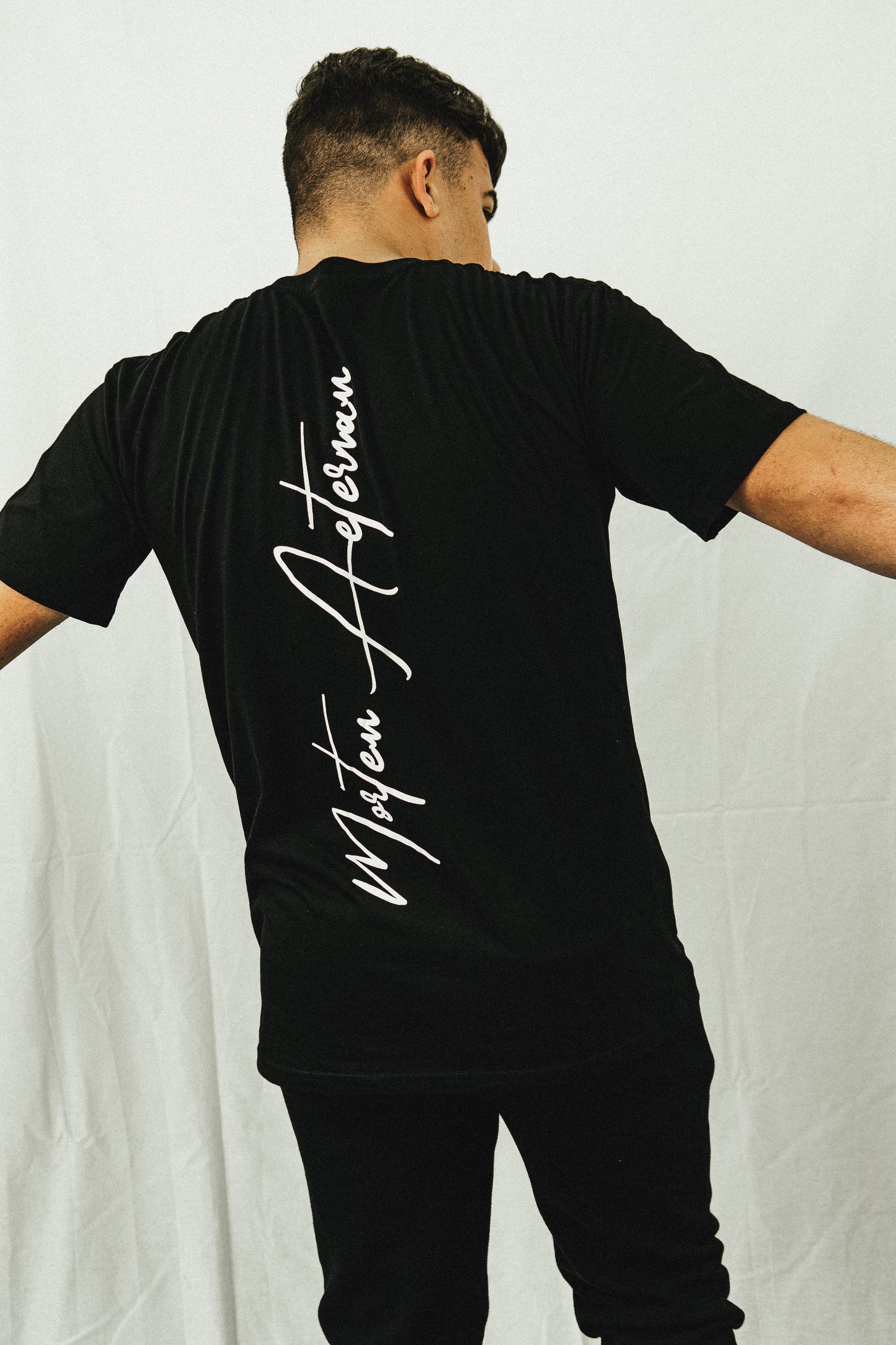 Black Scripture Tee