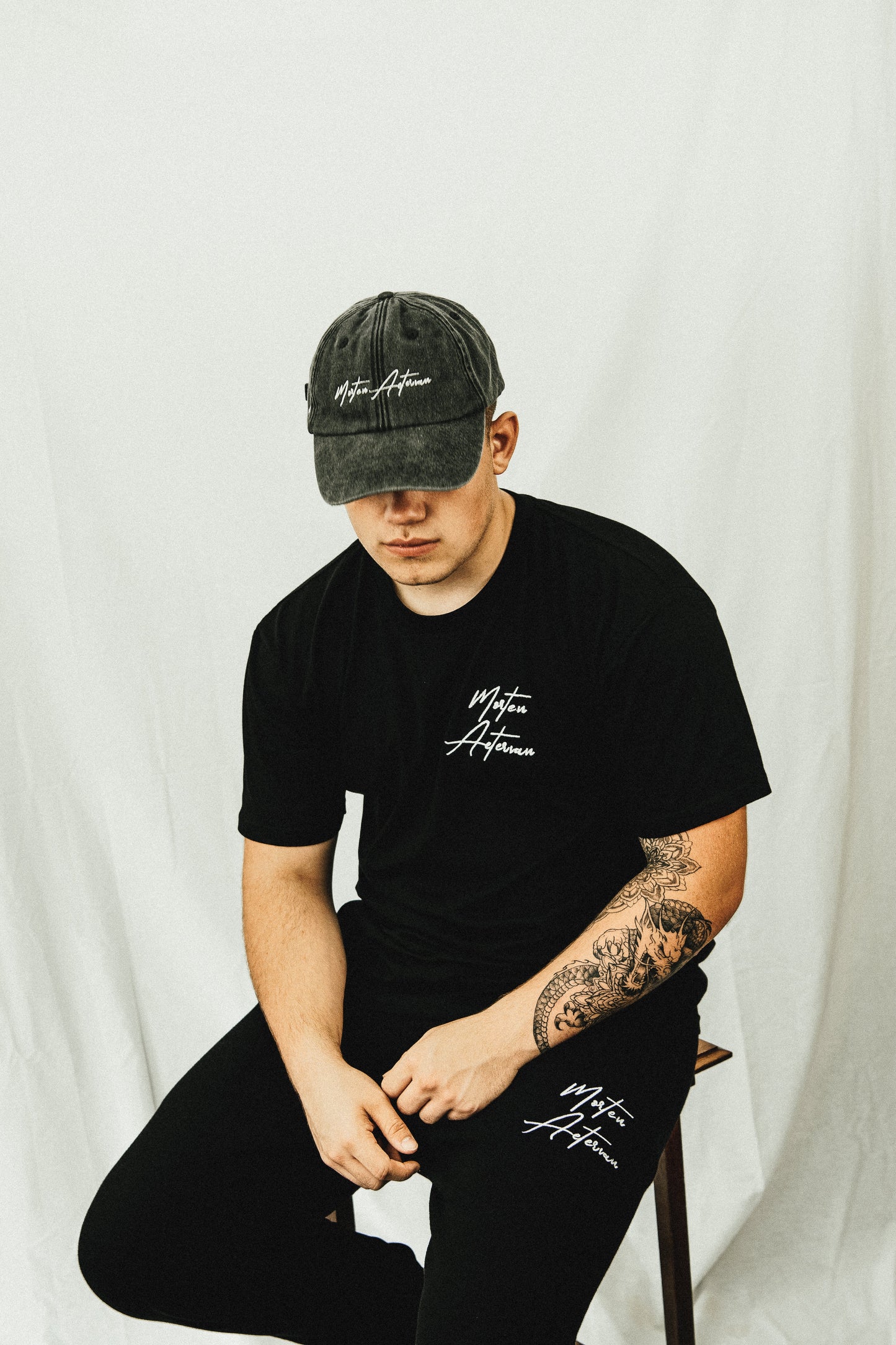 Black Scripture Tee