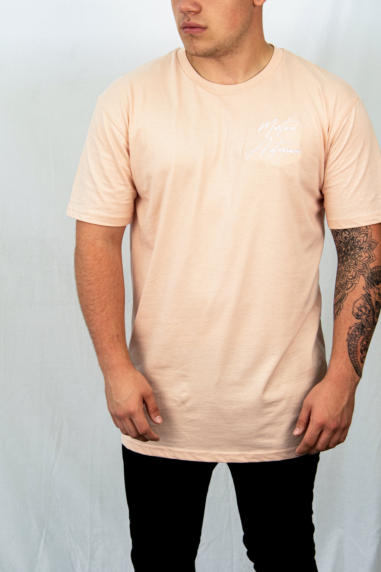 Pale Pink Scripture Tee