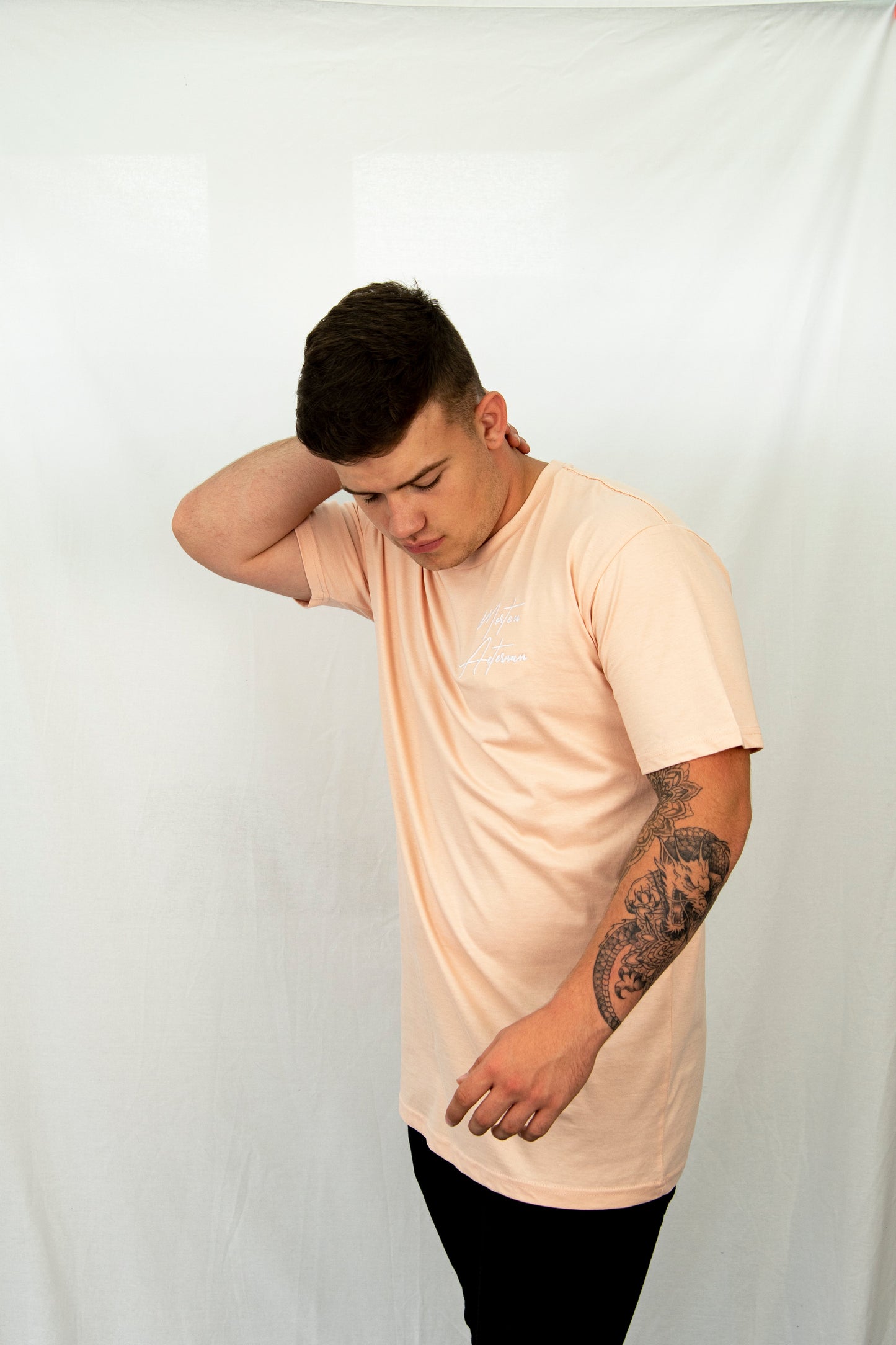 Pale Pink Scripture Tee