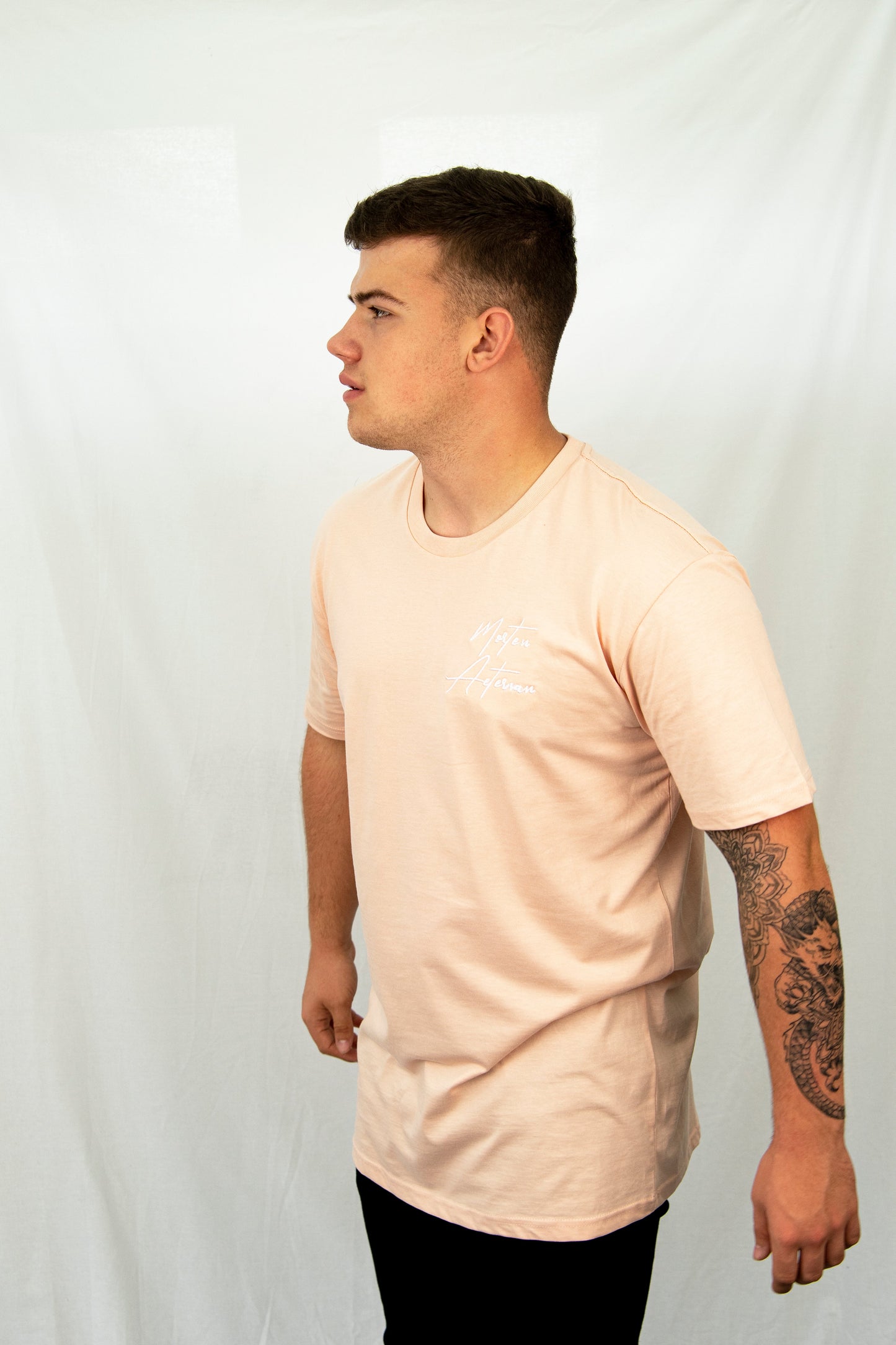 Pale Pink Scripture Tee